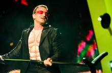 Στιγμιότυπο από τη συναυλία των U2 στη Θεσσαλονίκη το 1997