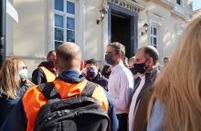 Ο Κυριάκος Μητσοτάκης στη Σάμο