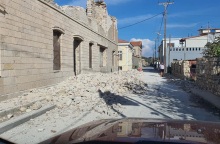 Καταστροφές από τον σεισμό στη Σάμο