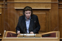 Η υπουργός Πολιτισμού, Λίνα Μενδώνη