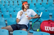 Ο Στέφανος Τσιτσιπάς τρώει ζυμαρικά Melissa