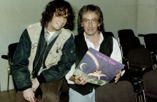 Ο Χρήστος Κισατζεκιάν και ο Ken Hensley στην Αθήνα