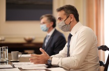 Ανακοινώσεις από τον Κυριάκο Μητσοτάκη και τον Σωτήρη Τσιόδρα