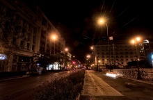 Στιγμιότυπο από το lockdown στην Αθήνα 