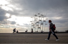 Πολίτες με μάσκα στην Θεσσαλονίκη