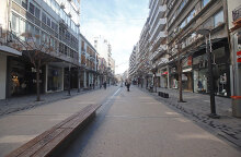 Lockdown για τον κορωνοϊό στη Θεσσαλονίκη: Κλειστά μαγαζιά σε εμπορικό δρόμο της πόλης