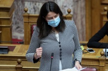 Η υπουργός Παιδείας, Νίκη Κεραμέως