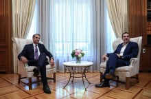 Ο Κυριάκος Μητσοτάκης και ο Αλέξης Τσίπρας