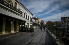 Στιγμιότυπο από το lockdown στην Αθήνα 