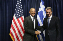 Μπαράκ Ομπάμα και Κυριάκος Μητσοτάκης σε παλαιότερη συνάντηση