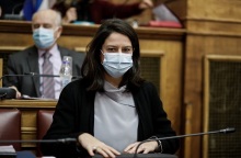 Η υπουργός Παιδείας, Νίκη Κεραμέως