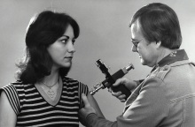 Φωτογραφία εμβολιασμού από τη δεκαετία του 1970