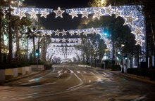 Κορωνοϊός - Lockdown: Έρημη η οδός Πανεπιστημίου ανήμερα των Χριστουγέννων 2020