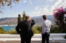 Μάικ Πομπέο και Κυριάκος Μητσοτάκης στην Κρήτη