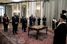Η Ορκομωσία των νέων υπουργών μετά τον ανασχηματισμό του Κυριάκου Μητσοτάκη
