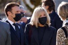 Η Μπριζίτ Μακρόν με τον Γάλλο πρόεδρο, Εμανουέλ Μακρόν