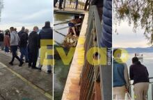 Φωτογραφία από το σημείο όπου βούτηξε ο νεαρός 