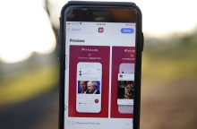 Screenshot από την εφαρμογή Parler
