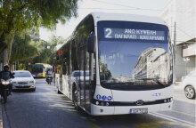 Ηλεκτροκίνητο λεωφορείο στο κέντρο της Αθήνας - Συνεχίζονται τα δοκιμαστικά δρομολόγια