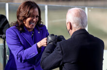 Καμάλα Χάρις και Τζο Μπάιντεν μετά την ορκωμοσία τους στην Ουάσινγκτον