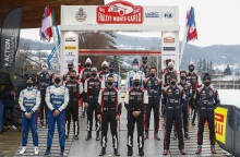 Στιγμιότυπο από το WRC Μόντε Κάρλο Ράλι 2021