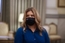 Η υφυπουργός Εργασίας και Κοινωνικών Υποθέσεων, Μαρία Συρεγγέλα