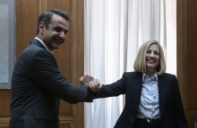 Κυριάκος Μητσοτάκης, Φώφη Γεννηματά