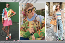 Γυναίκες ντυμένες με πολύχρωμα ρούχα