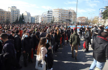 ΘΕΣΣΑΛΟΝΙΚΗ - ΠΟΡΕΙΑ ΦΟΙΤΗΤΙΚΩΝ ΣΥΛΛΟΓΩΝ, ΜΑΘΗΤΩΝ, ΕΚΠΑΙΔΕΥΤΙΚΩΝ ΚΑΙ ΜΕΛΩΝ ΤΟΥ ΠΑΜΕ ΕΝΑΝΤΙΑ ΣΤΟ ΝΟΜΟΣΧΕΔΙΟ ΤΟΥ ΥΠ. ΠΑΙΔΕΙΑΣ