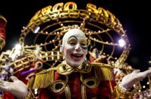 Στιγμιότυπο από το καρναβάλι στο Ρίο ντε Τζανέιρο