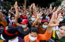 Διαδήλωση στη Μιανμάρ