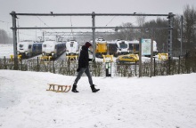 Χιονόπτωση στην Ολλανδία