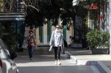 Στιγμιότυπο από το κέντρο της Αθήνας