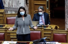 Η υπουργός Παιδείας, Νίκη Κεραμέως