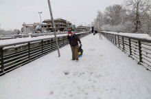 Κακοκαιρία «Μήδεια» - Πολύ χιόνι στη Λάρισα