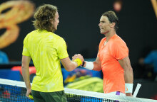 Στέφανος Τσιτσιπάς και Ράφα Ναδάλ - Ο Ισπανός τενίστας ηττήθηκε στα προημιτελικά του Australian Open