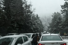 Μποτιλιάρισμα στην Πάρνηθα