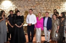 Λυδία Κονιόρδου, Κυριάκος Μητσοτάκης, Μαρέβα Γκραμπόφσκι, Δημήτρης Λιγνάδης, Λίνα Μενδώνη