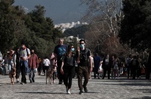 Στιγμιότυπο από το κέντρο της Αθήνας (φωτογραφία αρχείου)