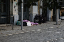 Άστεγος στην Αθήνα