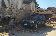 Σεισμός στην περιοχή της Ελασσόνας - Χωριό Δαμάσι