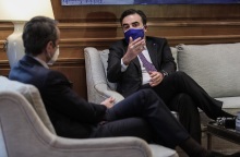 Συνάντηση Κυριάκου Μητσοτάκη με τον Μαργαρίτη Σχοινά