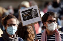 Διαδήλωση για τη δολοφονία Σαμουέλ Πατί