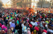 Καρναβάλι 2021 στη Μασσαλία: Πολίτες το γιόρτασαν χωρίς αποστάσεις και μάσκες για τον κορωνοϊό