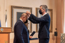 Ο δήμαρχος Αθηναίων Κώστας Μπακογιάννης τίμησε τον πρωθυπουργό της Ρωσίας Μιχαήλ Μισούστιν