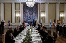 Επίσημο Δείπνο στο Προεδρικό Μέγαρο για τους προσκεκλημένους των εκδηλώσεων για τη συμπλήρωση 200 ετών από την Επανάσταση του 1821