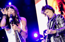 Στιγμιότυπο από τη συναυλία των Aerosmith στην Ελλάδα το 2010