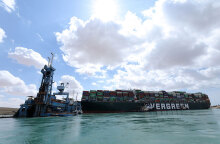 Το πλοίο «Ever Given» στη Διώρυγα του Σουέζ