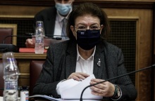 Η υπουργός Πολιτισμού, Λίνα Μενδώνη
