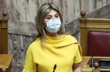 Η υφυπουργός Παιδείας, Ζέττα Μακρή